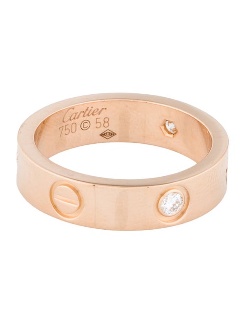 Cartier 3 Diamonds LOVE Ring, Classic Model