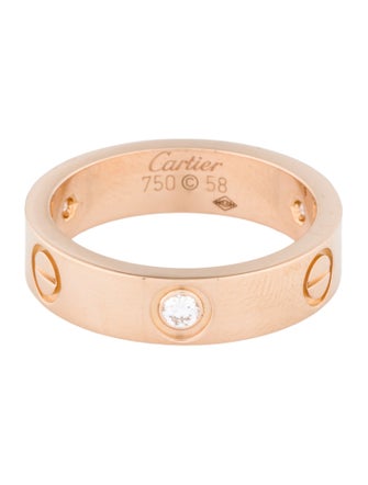 Cartier 3 Diamonds LOVE Ring, Classic Model