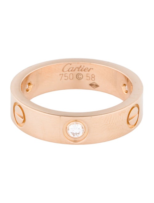 Cartier 3 Diamonds LOVE Ring, Classic Model