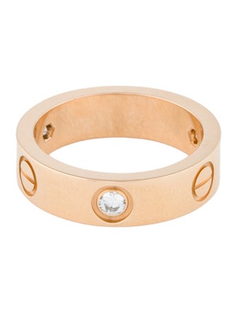 Cartier 3 Diamonds LOVE Ring, Classic Model