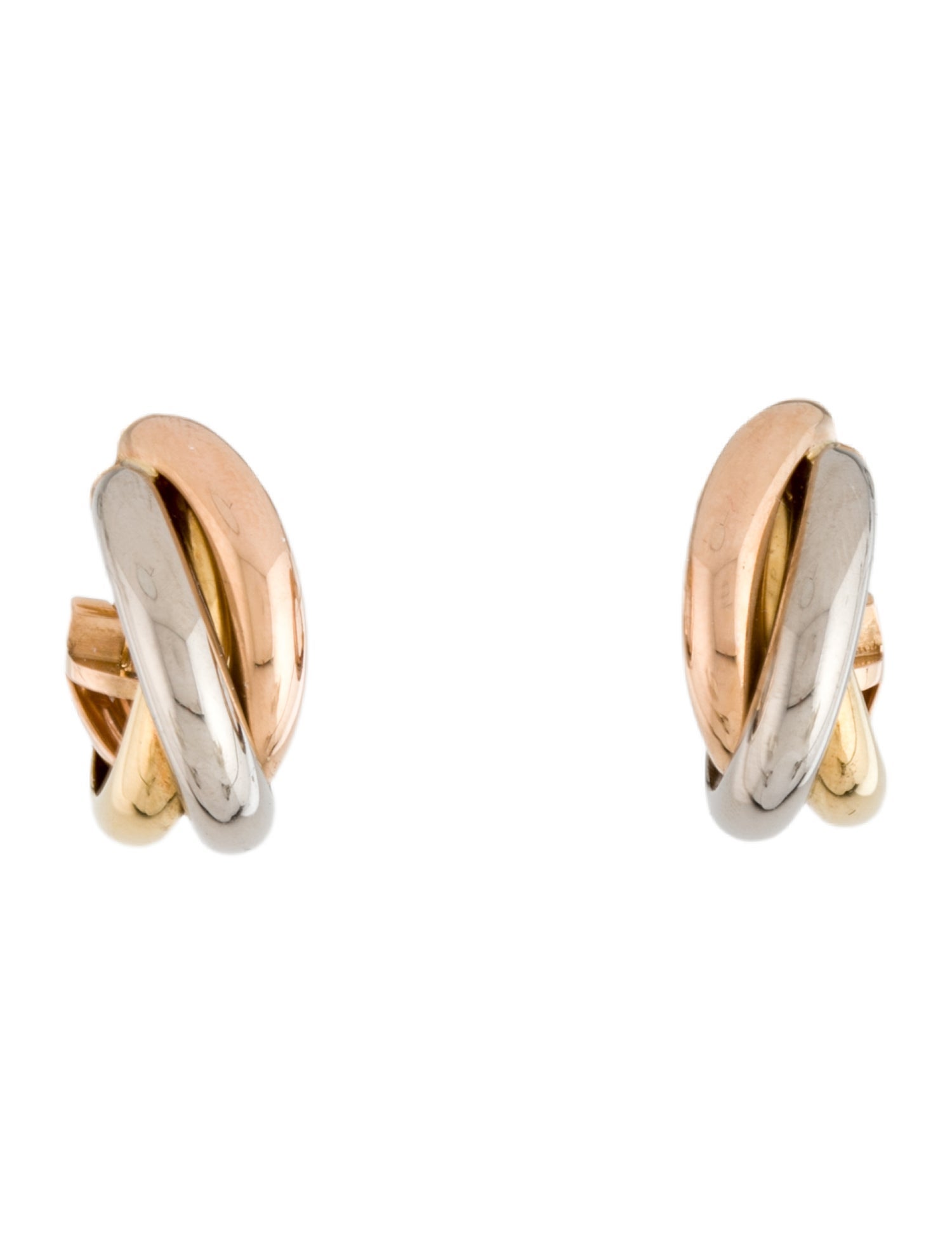Cartier Vintage Trinity Earclips, Classic Model