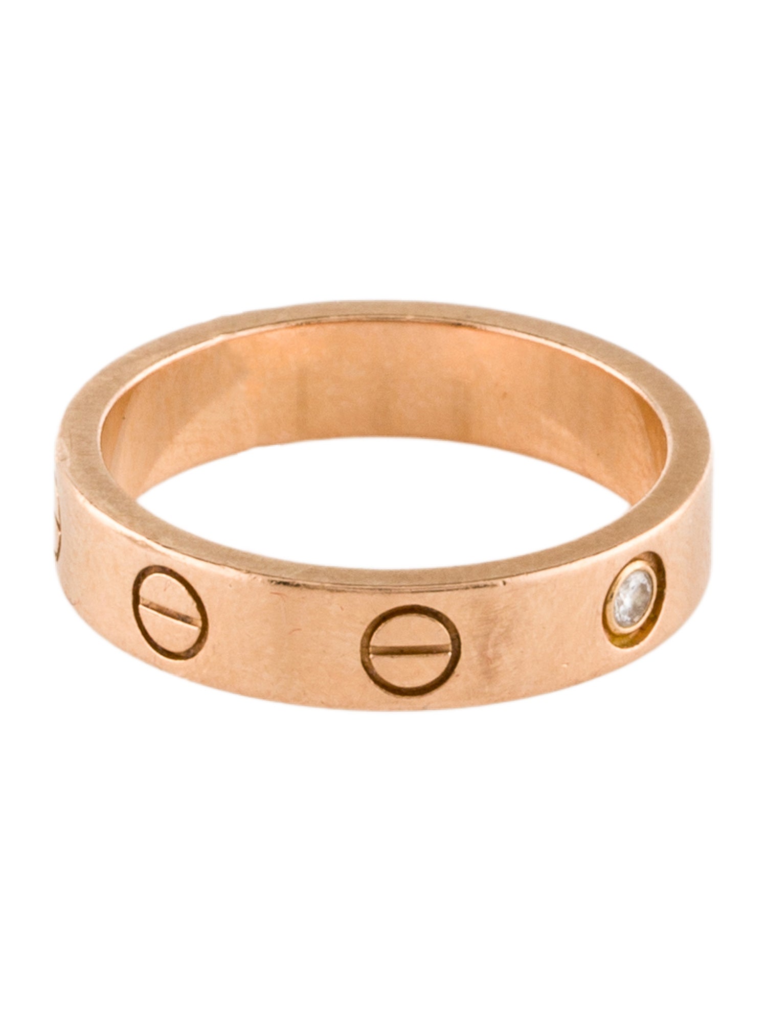 Cartier 1 Diamond LOVE Ring, Small Model