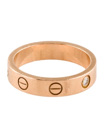 Cartier 1 Diamond LOVE Ring, Small Model