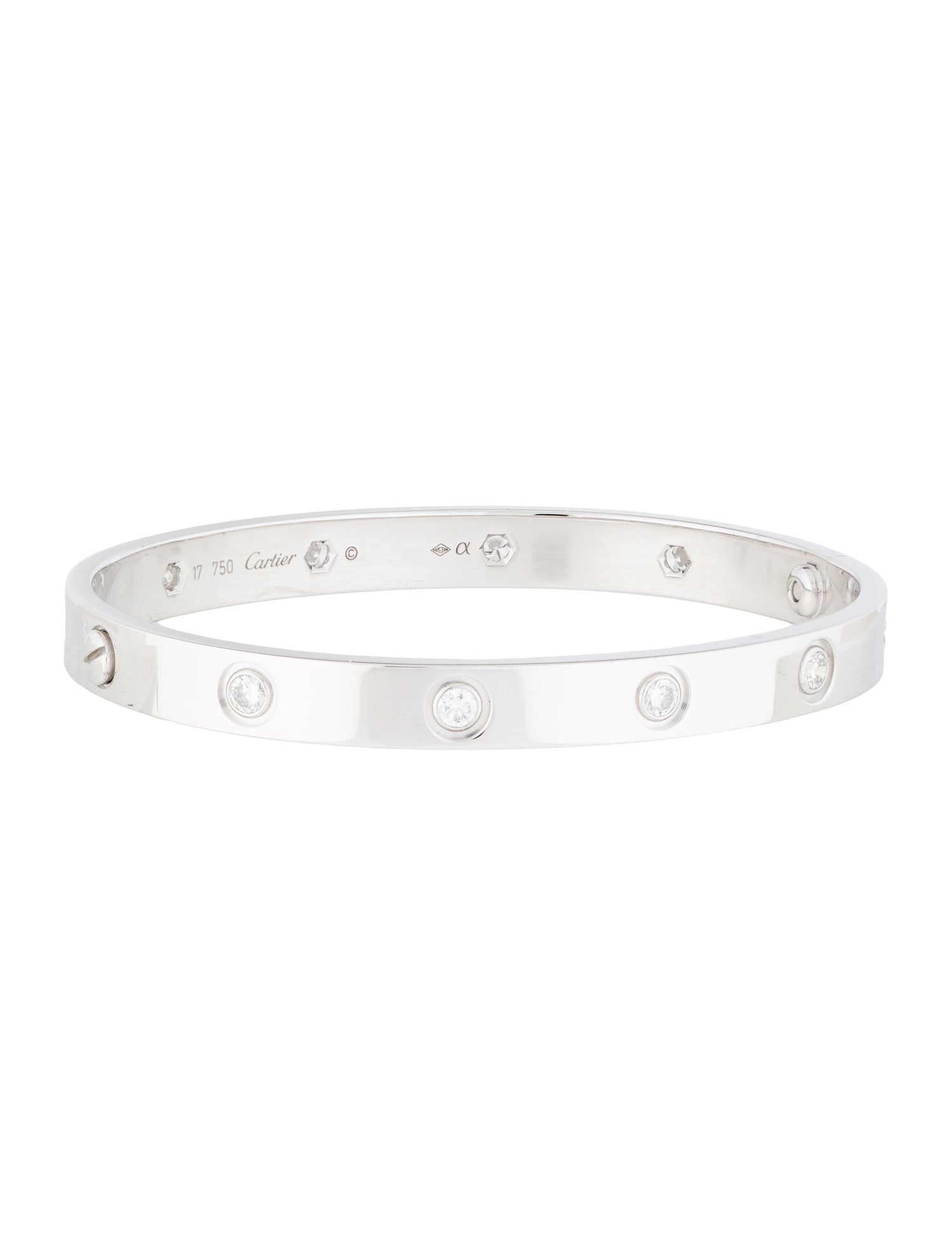 Cartier Love Bracelet, Classic Model, 10 Diamonds