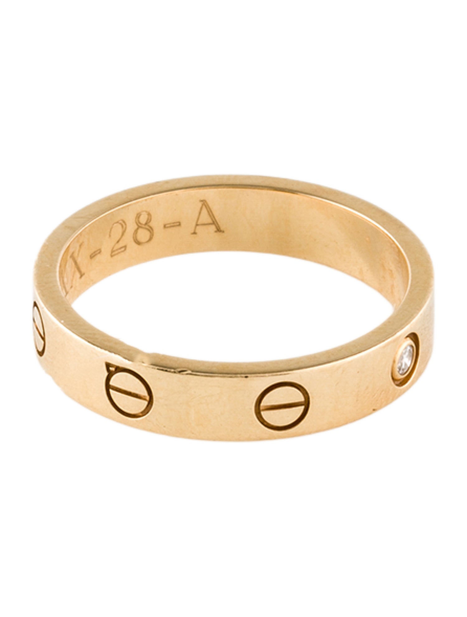 Cartier LOVE Ring, Small Model, 1 Diamond