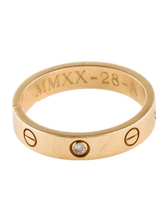 Cartier LOVE Ring, Small Model, 1 Diamond