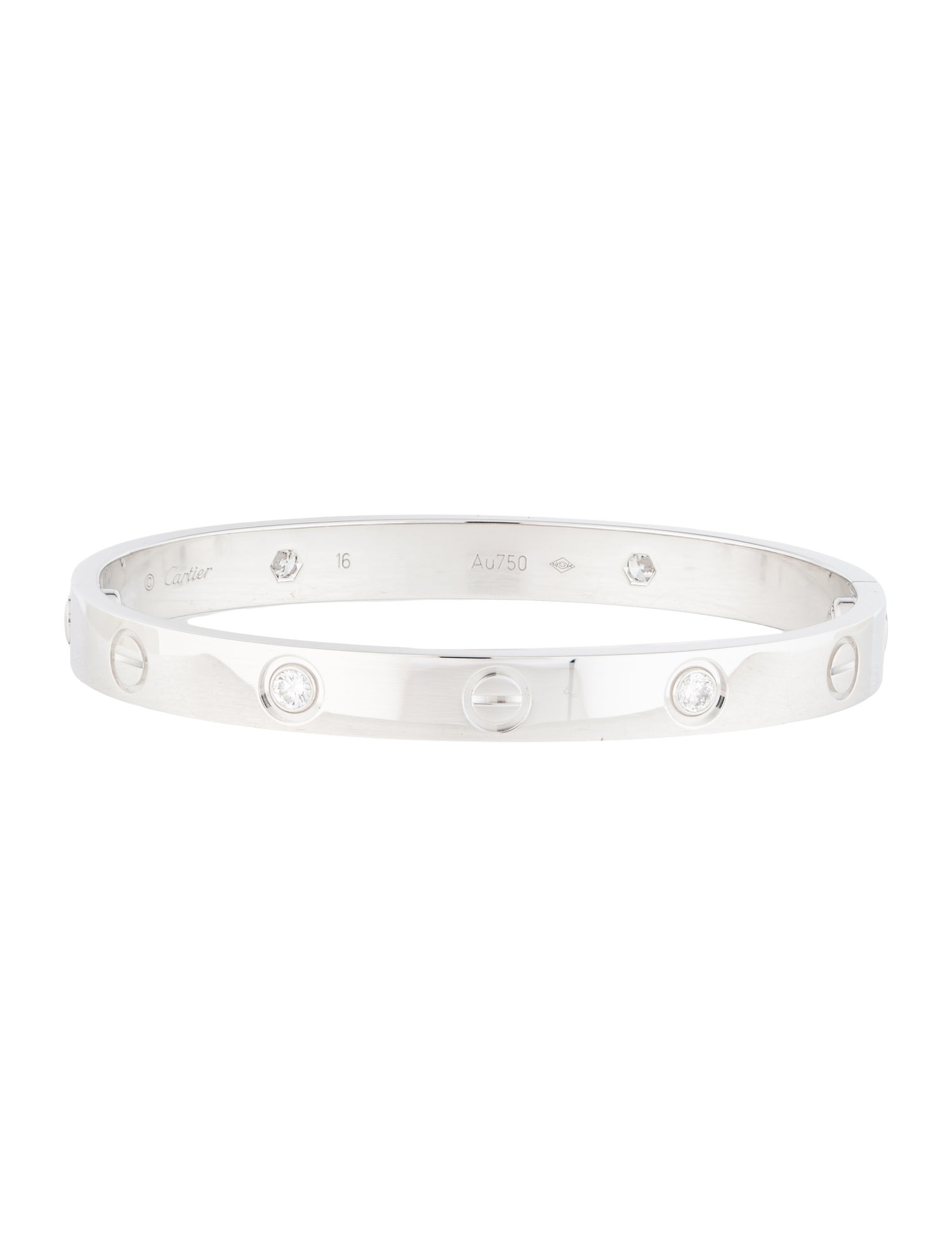 Cartier 4 Diamonds LOVE Bracelet, Classic Model