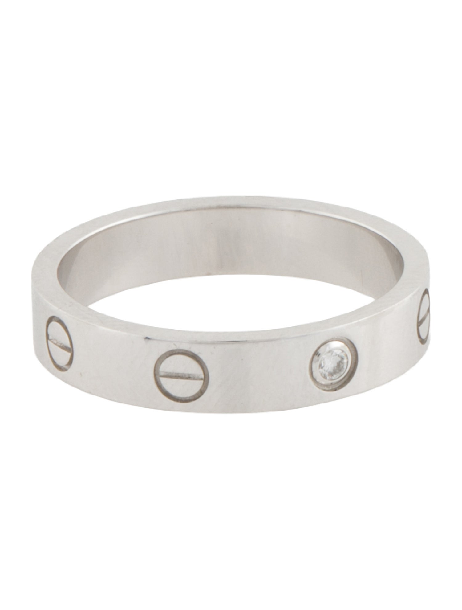 Cartier 1 Diamond LOVE Ring, Small Model