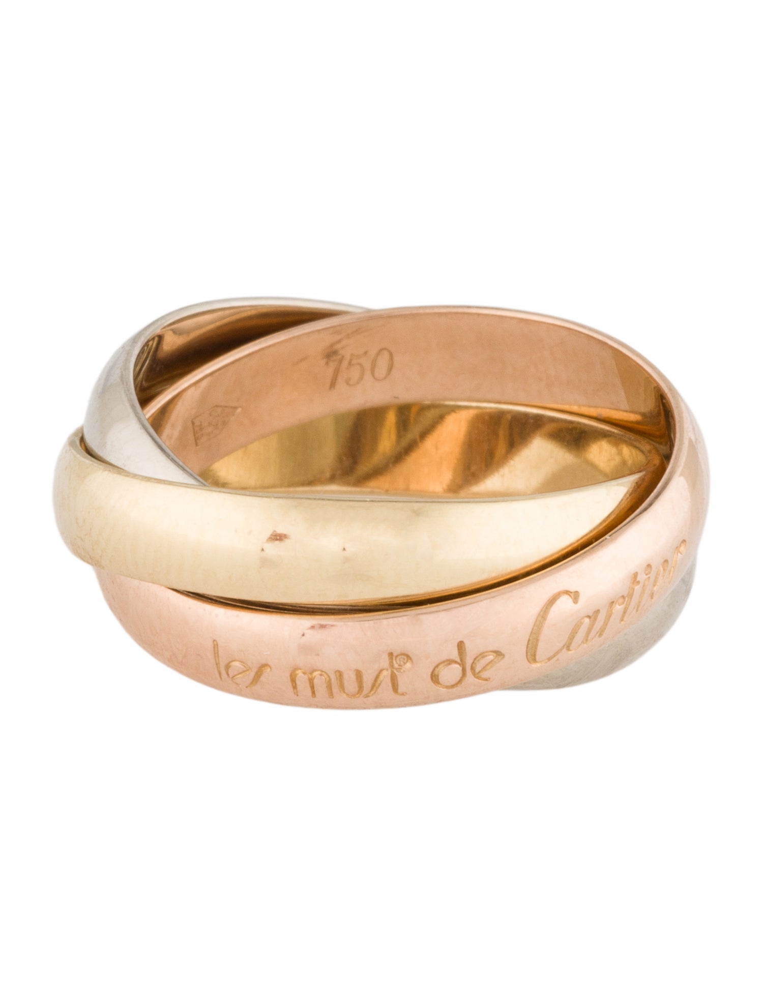 Cartier Vintage Les Must de Cartier Trinity Ring