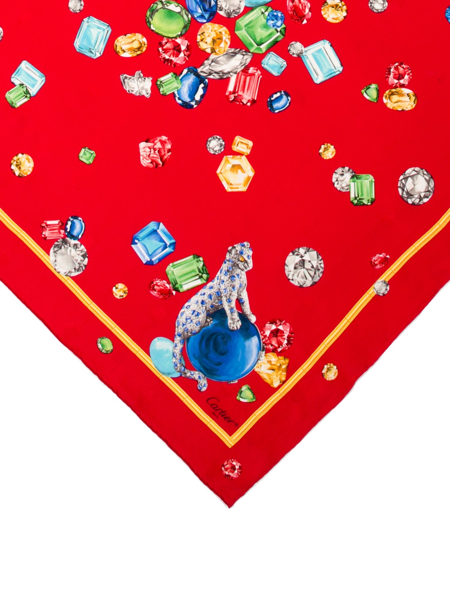 Cartier Silk Printed Scarf