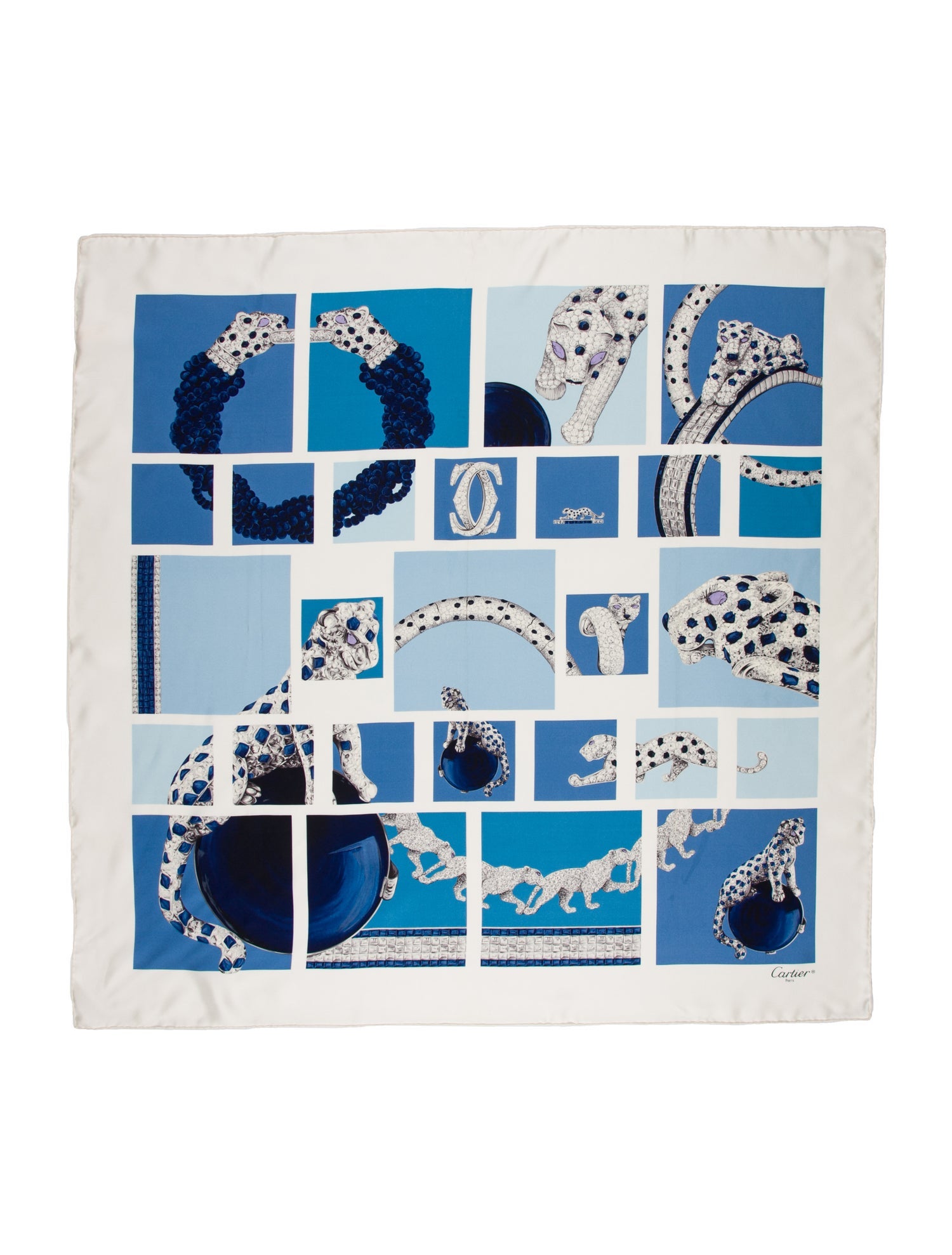 Cartier Silk Printed Scarf