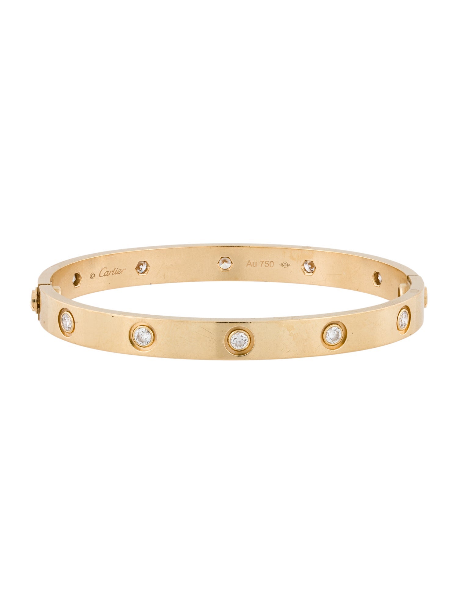 Cartier 10 Diamonds LOVE Bracelet, Classic Model