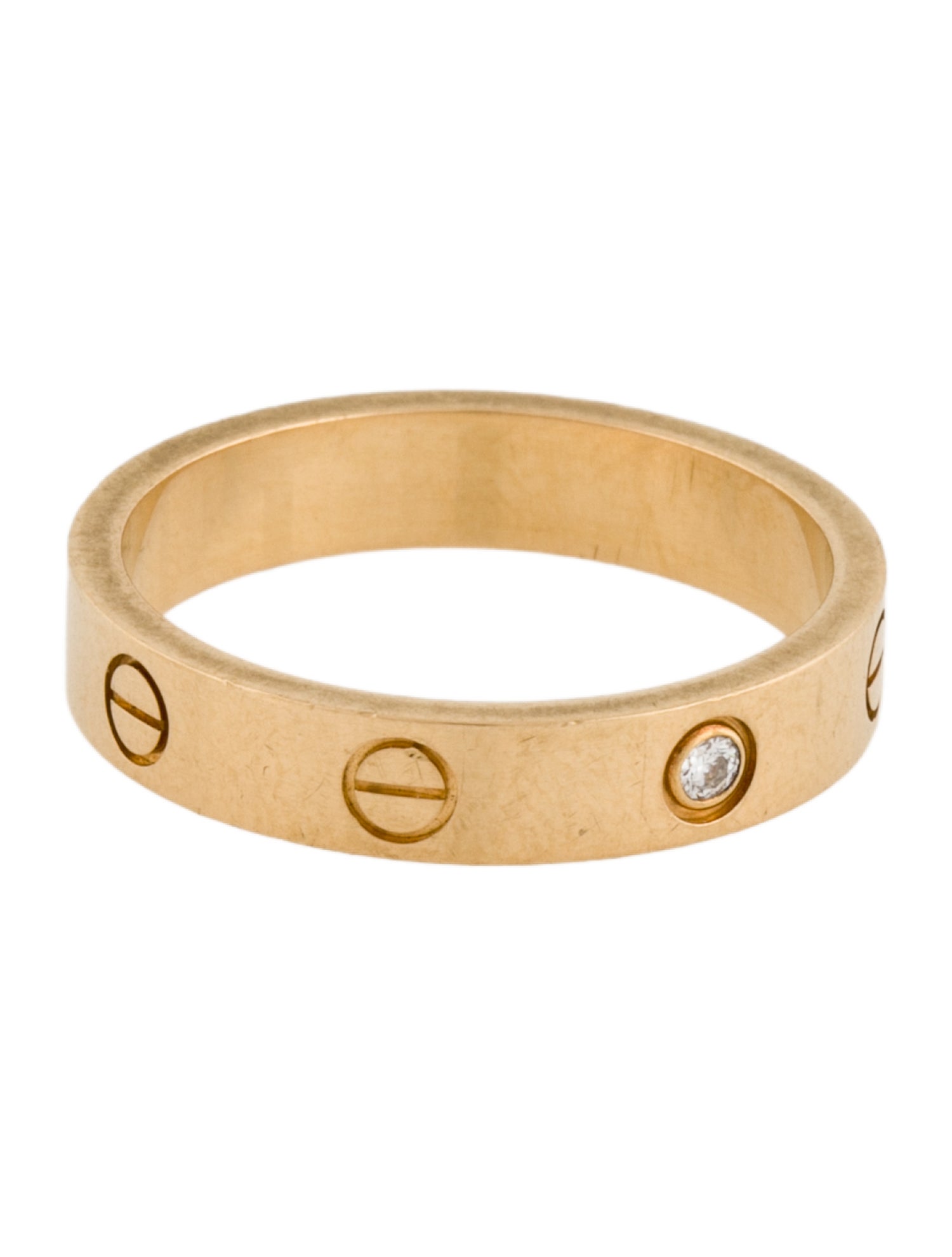 Cartier 1 Diamond, LOVE Ring, Small Model