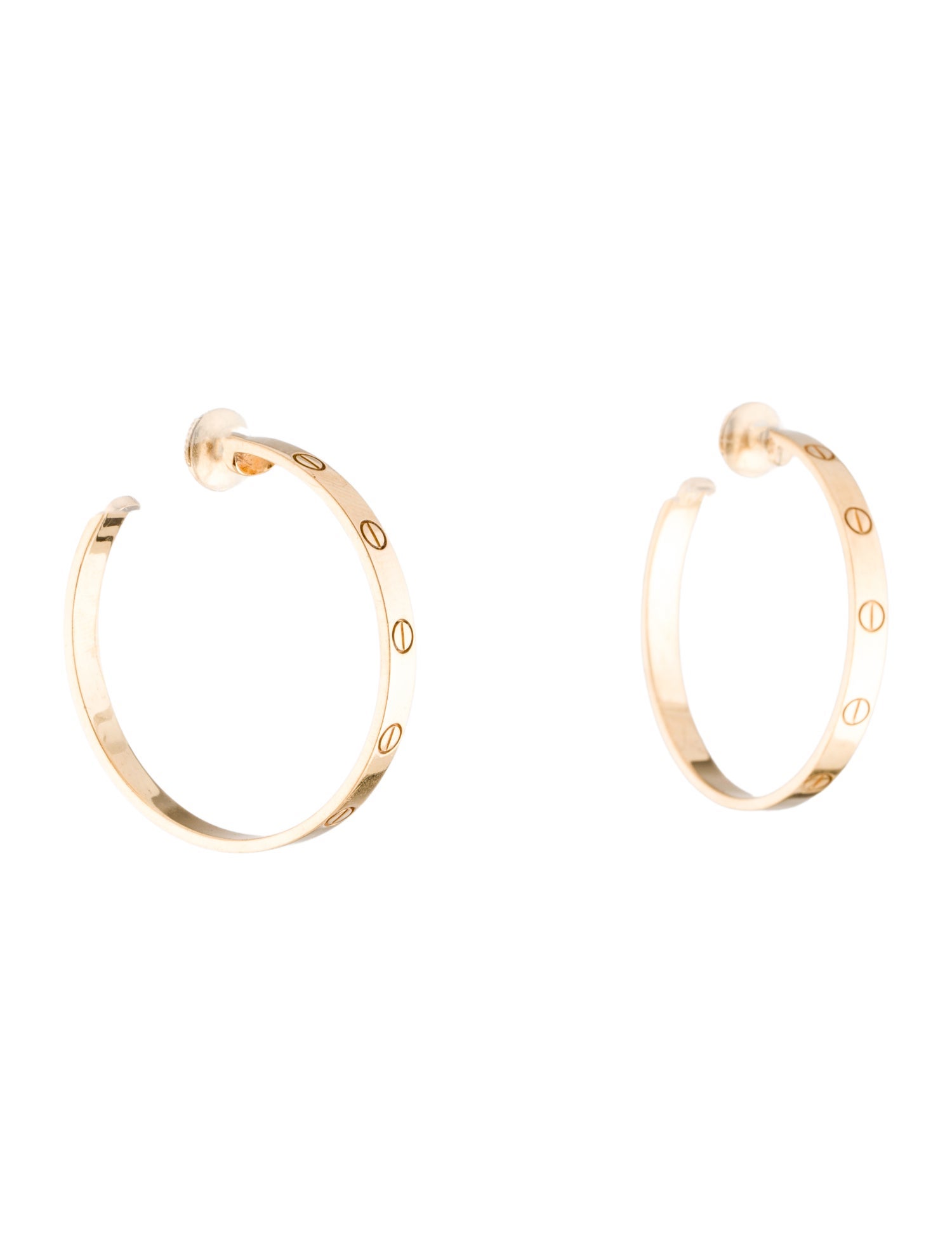 Cartier Large LOVE Hoop Earrings