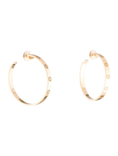 Cartier Large LOVE Hoop Earrings
