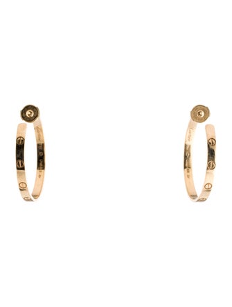 Cartier Large LOVE Hoop Earrings