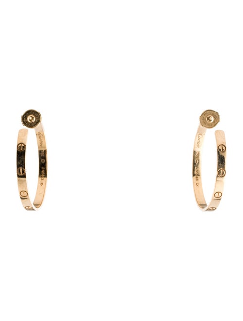 Cartier Large LOVE Hoop Earrings