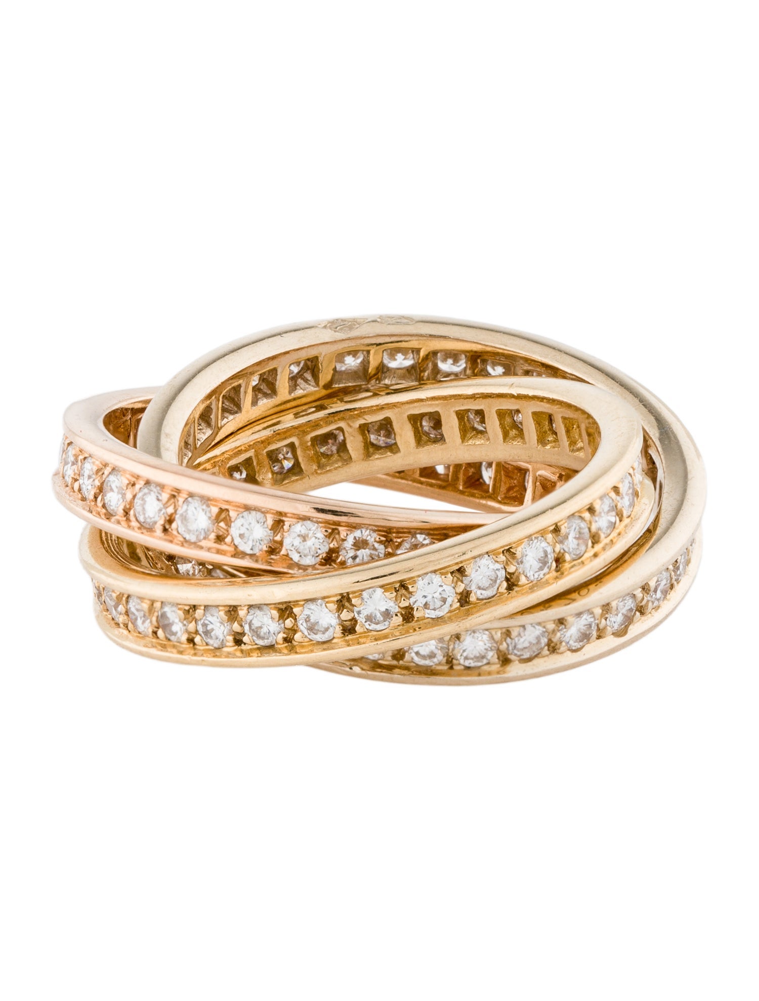 Cartier Vintage Diamond Trinity Ring