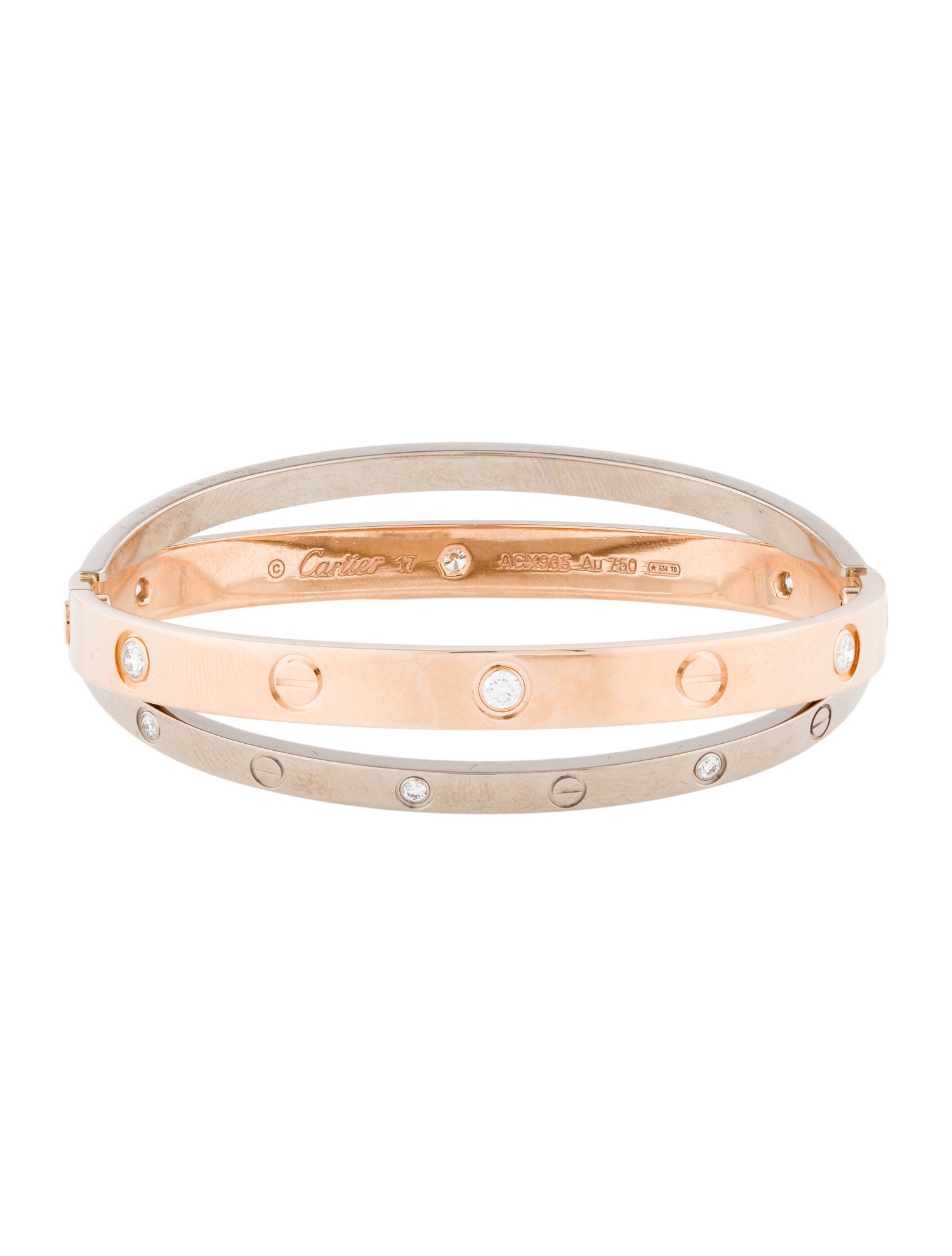 Cartier 12 Diamonds LOVE Bracelet