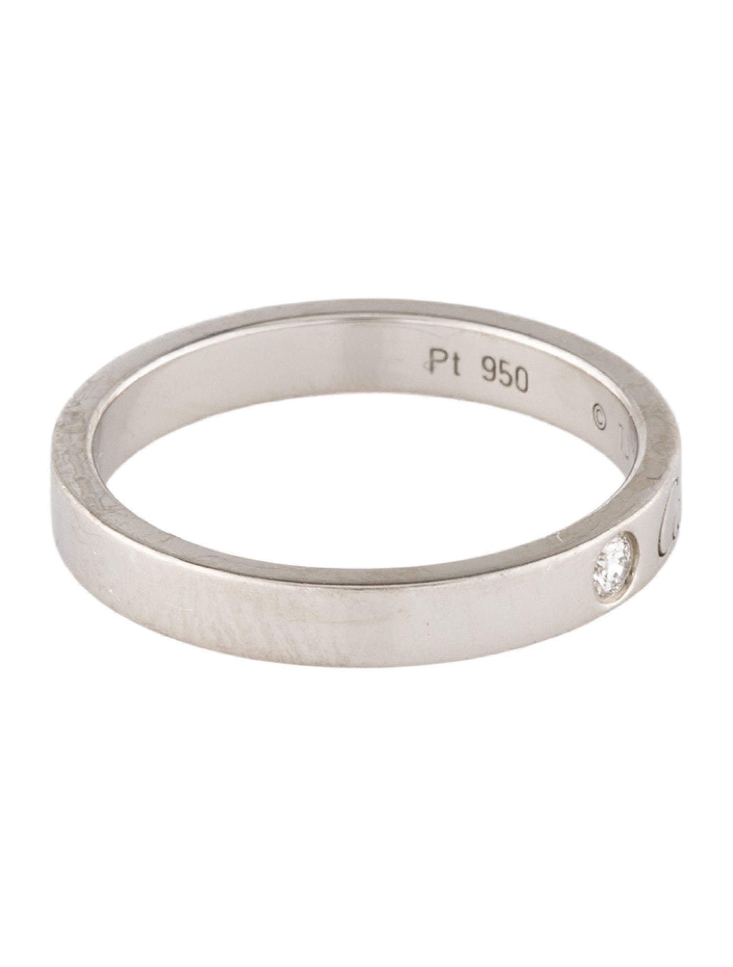Cartier 1 Diamond 3mm C de Cartier Wedding Band