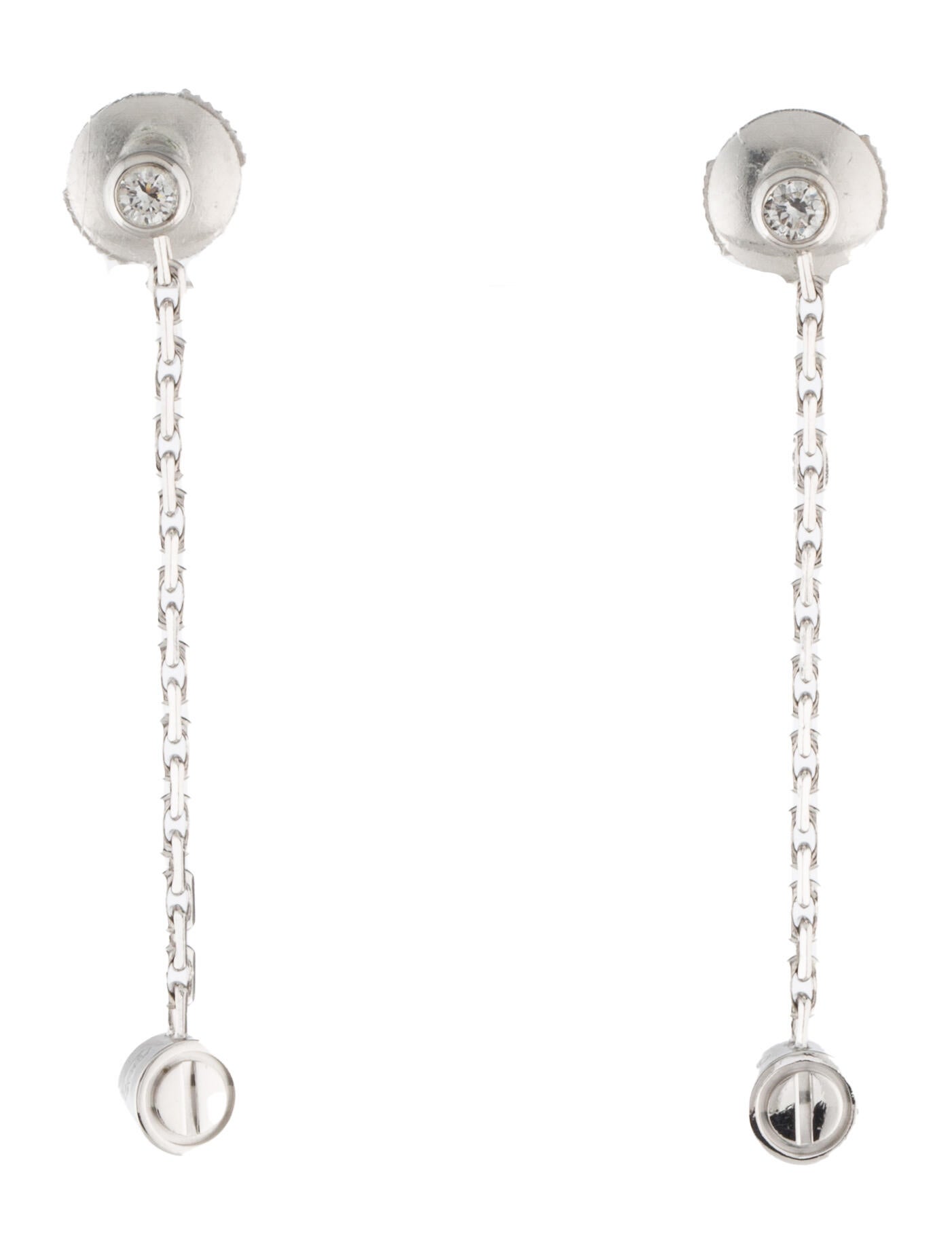 Cartier Diamond LOVE Drop Earrings