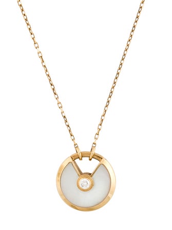 Cartier Mother of Pearl Amulette de Cartier Necklace, Small Model