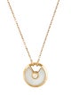 Cartier Mother of Pearl Amulette de Cartier Necklace, Small Model