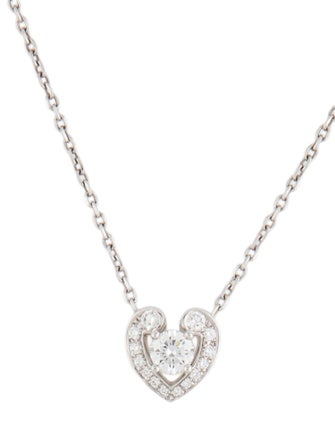 Cartier Diamond Hearts and Symbols Pendant Necklace