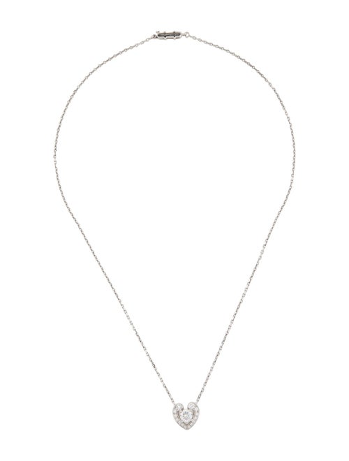 Cartier Diamond Hearts and Symbols Pendant Necklace