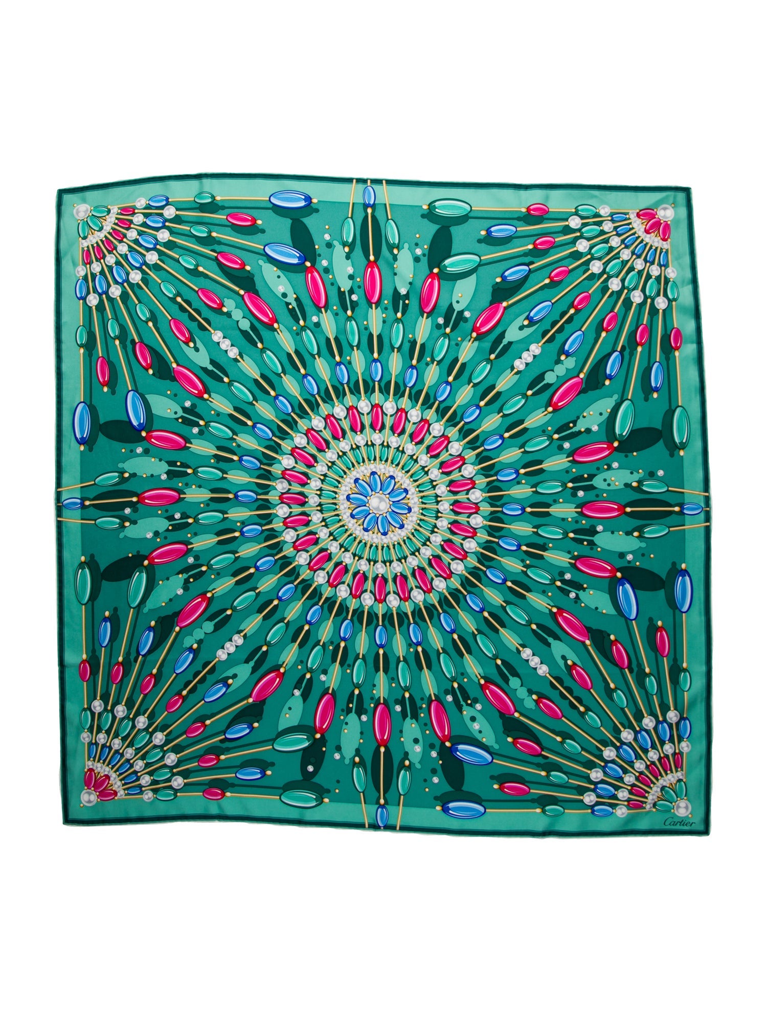 Cartier Silk Printed Scarf