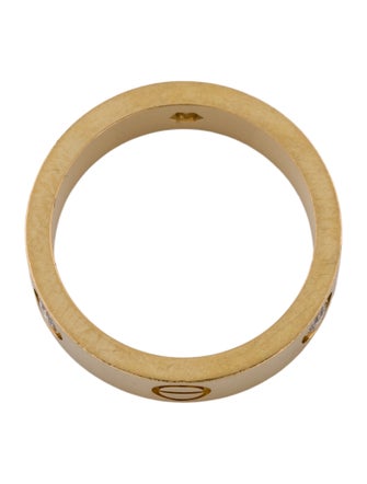 Cartier 3 Diamonds LOVE Ring, Classic Model