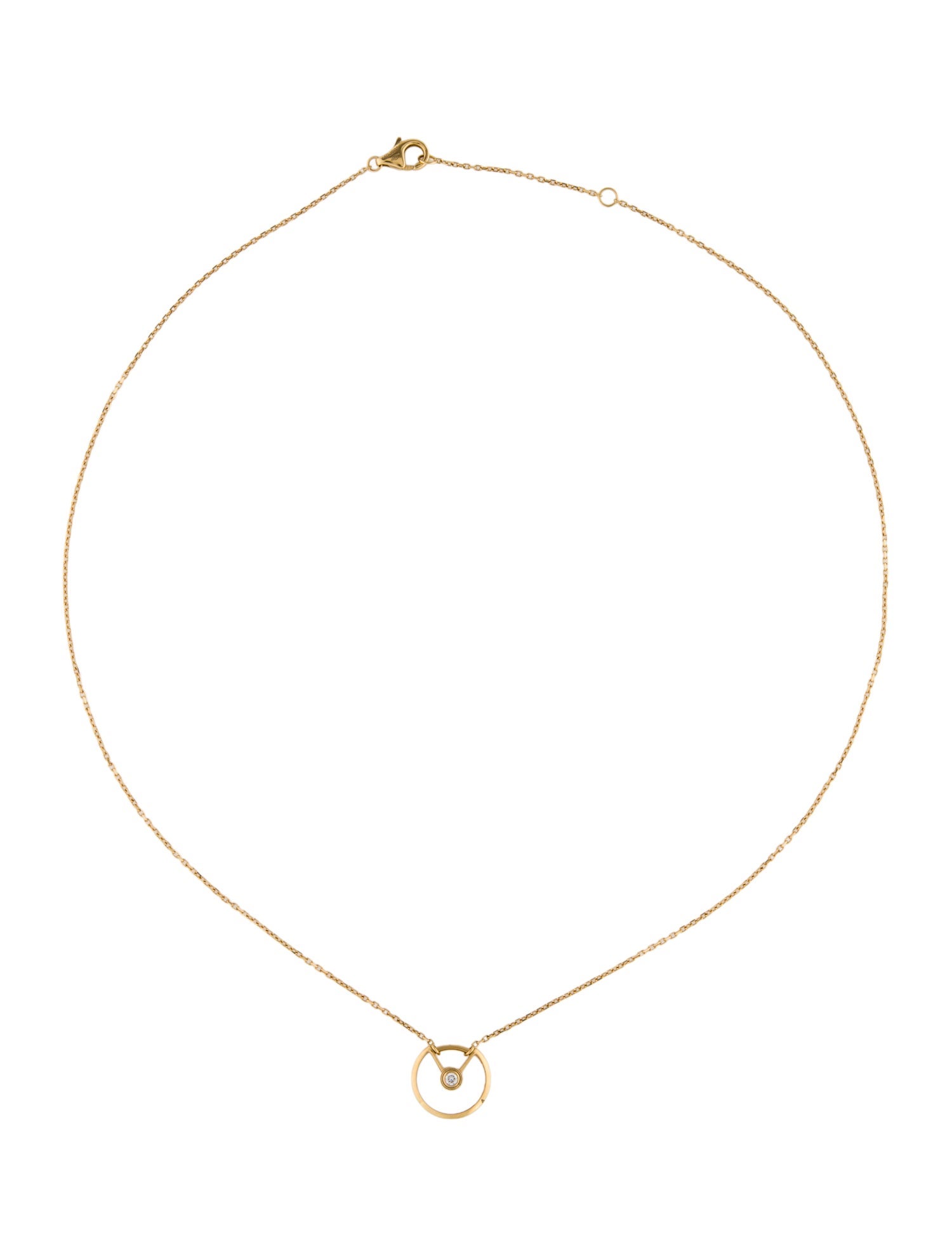 Cartier Mother Of Pearl Amulette de Cartier Necklace, XS Model