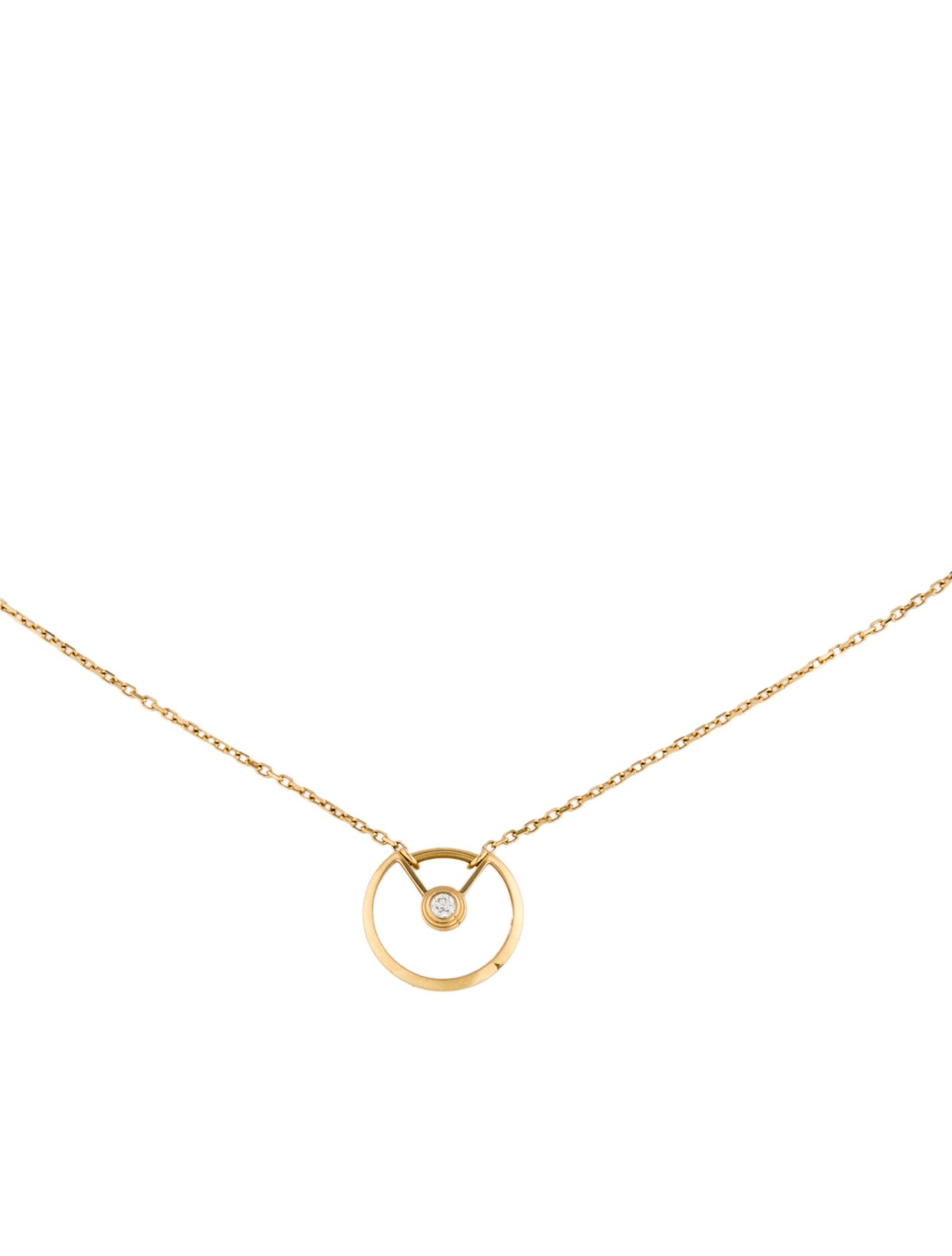 Cartier Mother Of Pearl Amulette de Cartier Necklace, XS Model