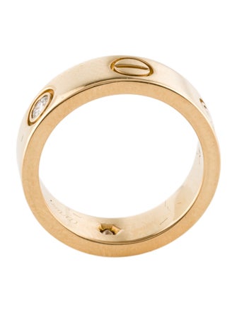 Cartier 3 Diamond Classic LOVE Ring