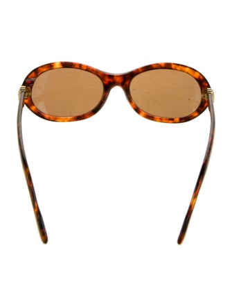 Cartier Tinted Oval Round Sunglasses