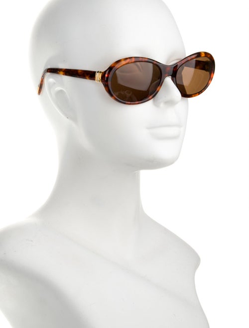 Cartier Tinted Oval Round Sunglasses