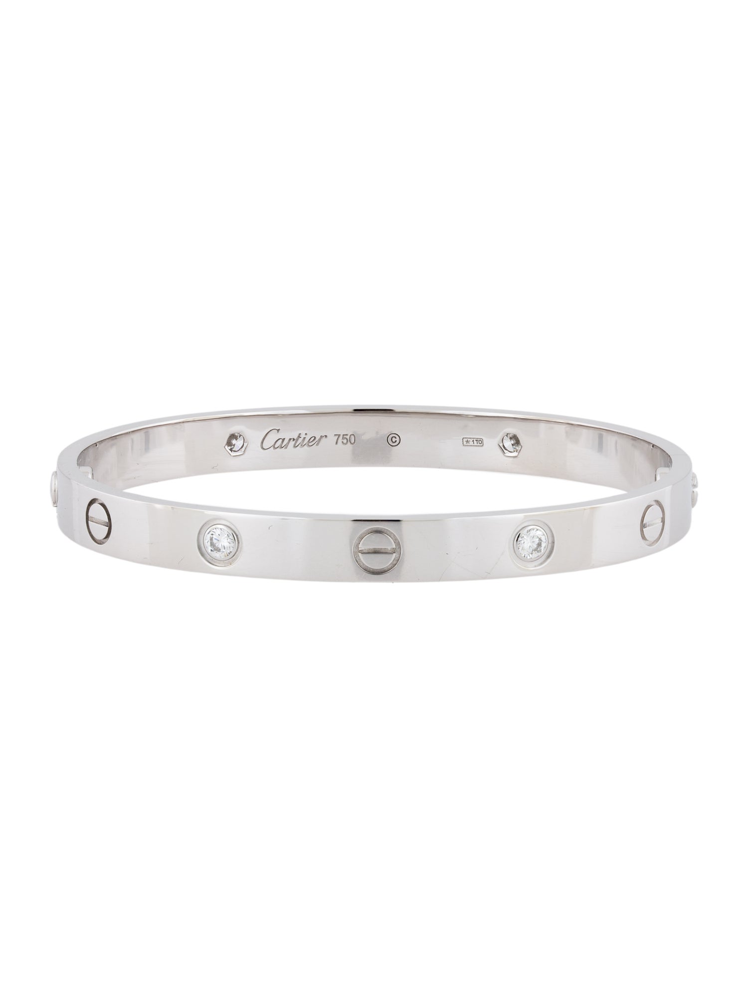 Cartier 4 Diamonds LOVE Bracelet, Classic Model