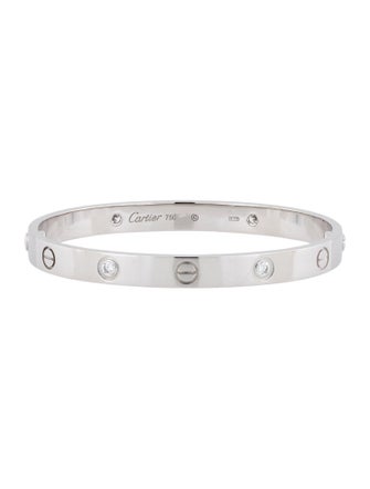 Cartier 4 Diamonds LOVE Bracelet, Classic Model