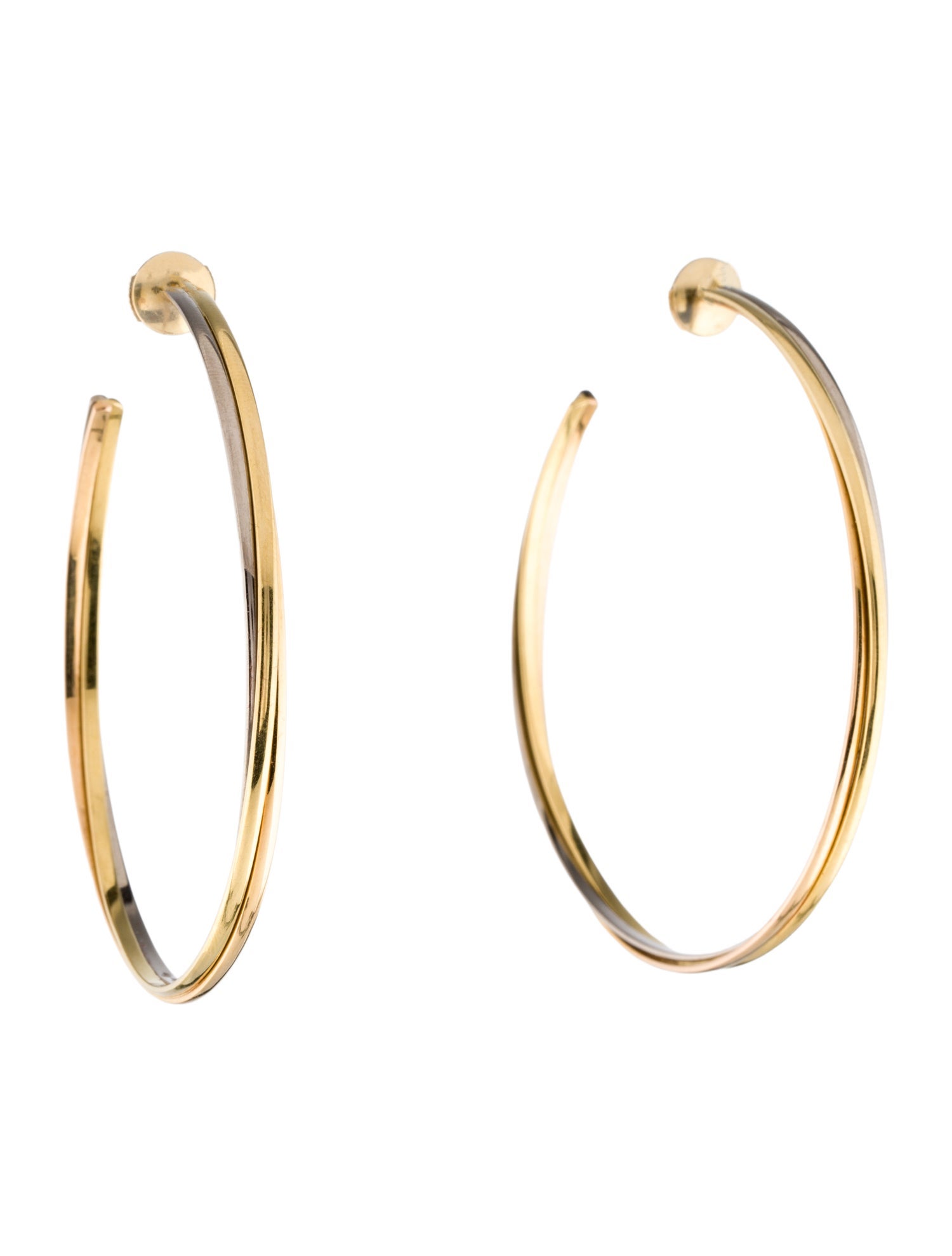 Cartier Large Trinity Hoop Earrings