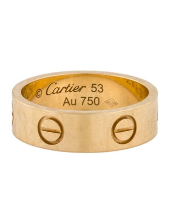 Cartier LOVE Ring, Classic Model