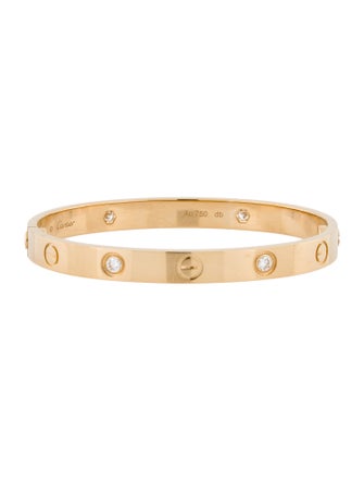 Cartier 4 Diamonds LOVE Bracelet, Classic Model