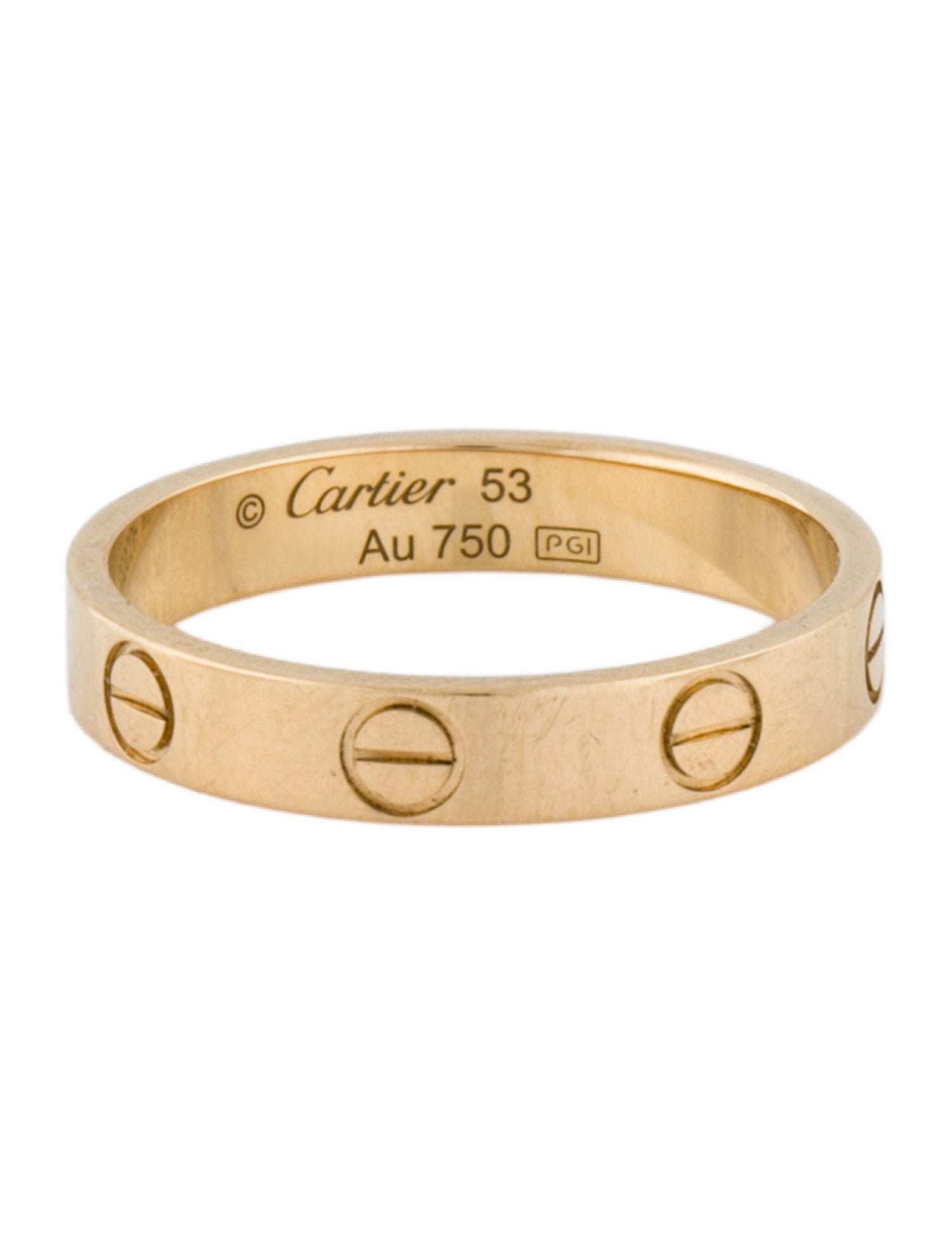 Cartier LOVE Ring, Small Model