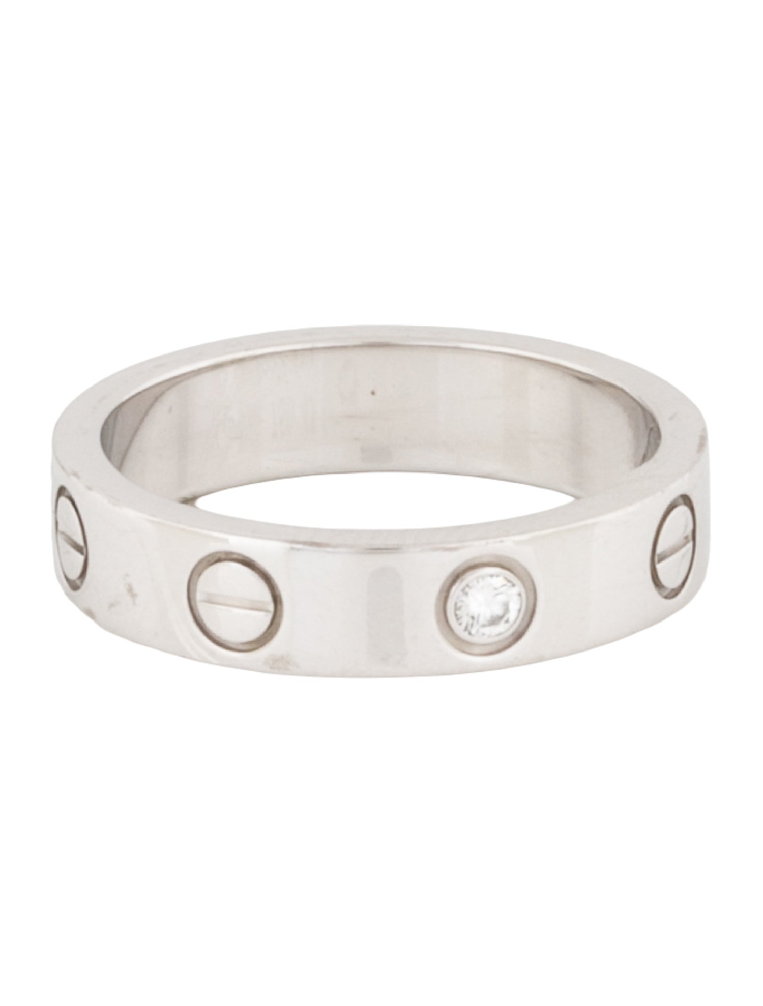 Cartier 1 Diamond LOVE Ring, Small Model