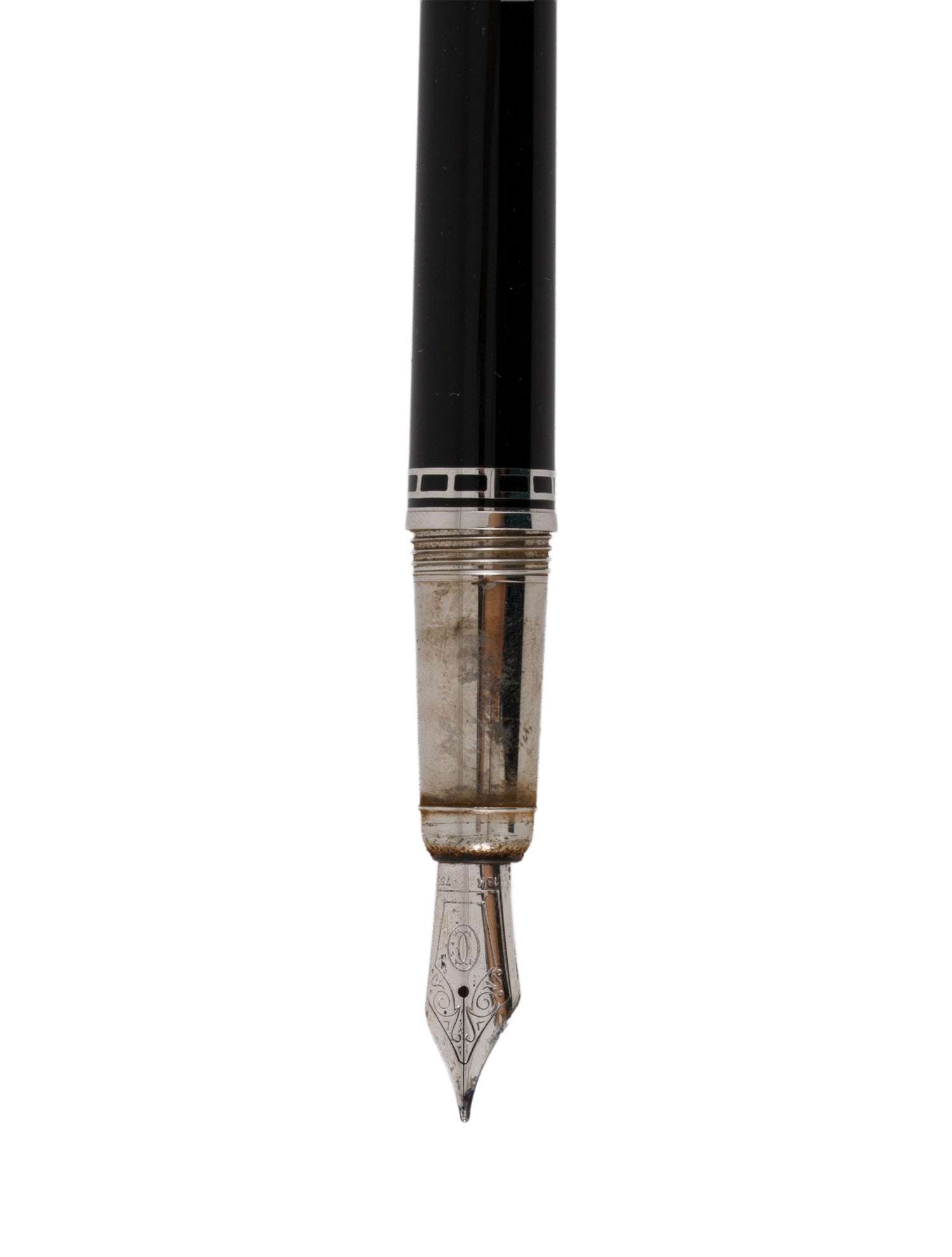 Cartier Limited Edition Railroad Decor Fountain Pen