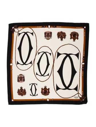 Cartier Silk Printed Scarf