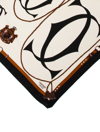 Cartier Silk Printed Scarf