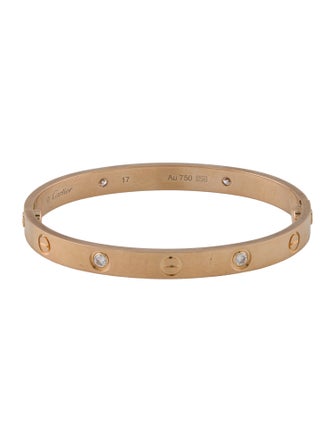 Cartier 4 Diamonds LOVE Bracelet, Classic Model