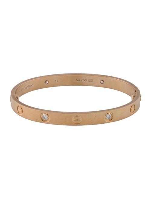 Cartier 4 Diamonds LOVE Bracelet, Classic Model