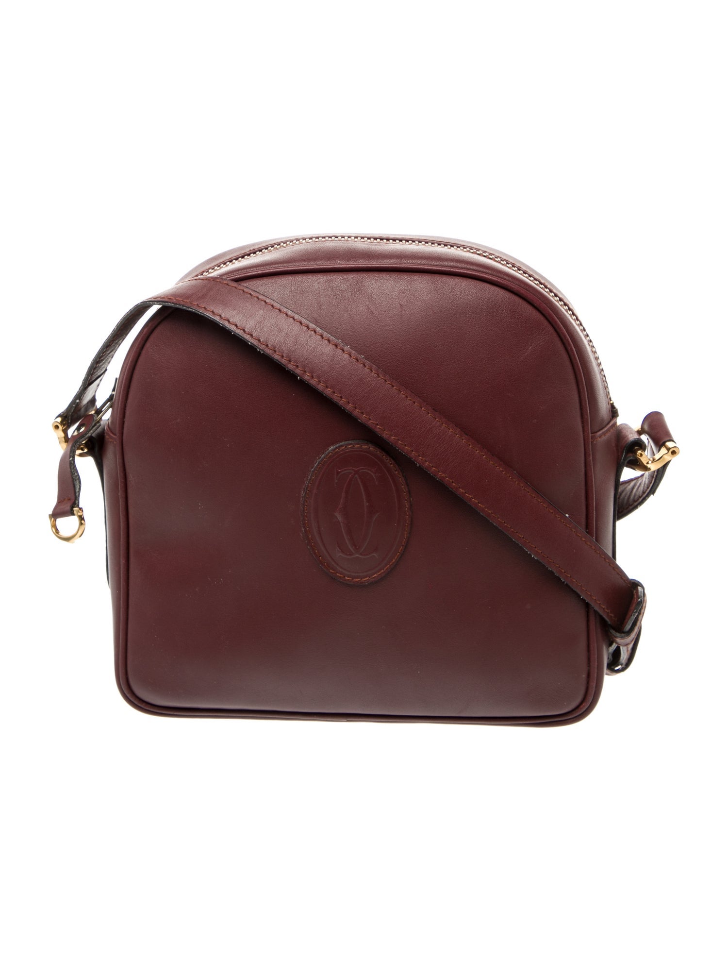 Must de Cartier Leather Crossbody Bag