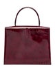 Cartier Patent Leather Top Handle Bag
